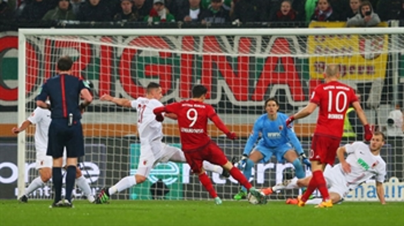 Lewandowski opens the scoring for Bayern Munich ' 2015-16 Bundesliga Highlights
