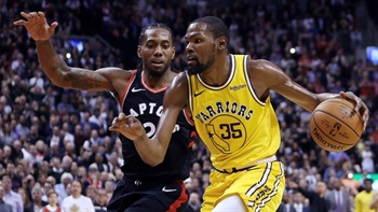 Nick Wright on KD- Kawhi potentially teaming up: 'It would become the best duo in the league'