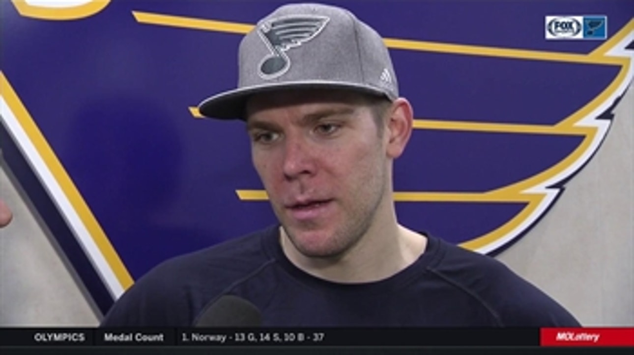 Paul Stastny after Blues' loss to Jets: 'We've got to worry about ourselves'