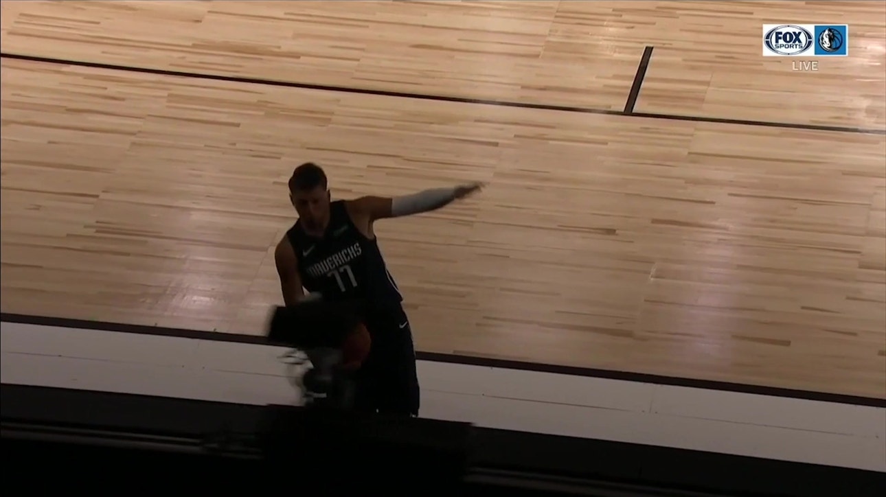 Luka Doncic On Nearly Getting Hit By Robo Camera During Game