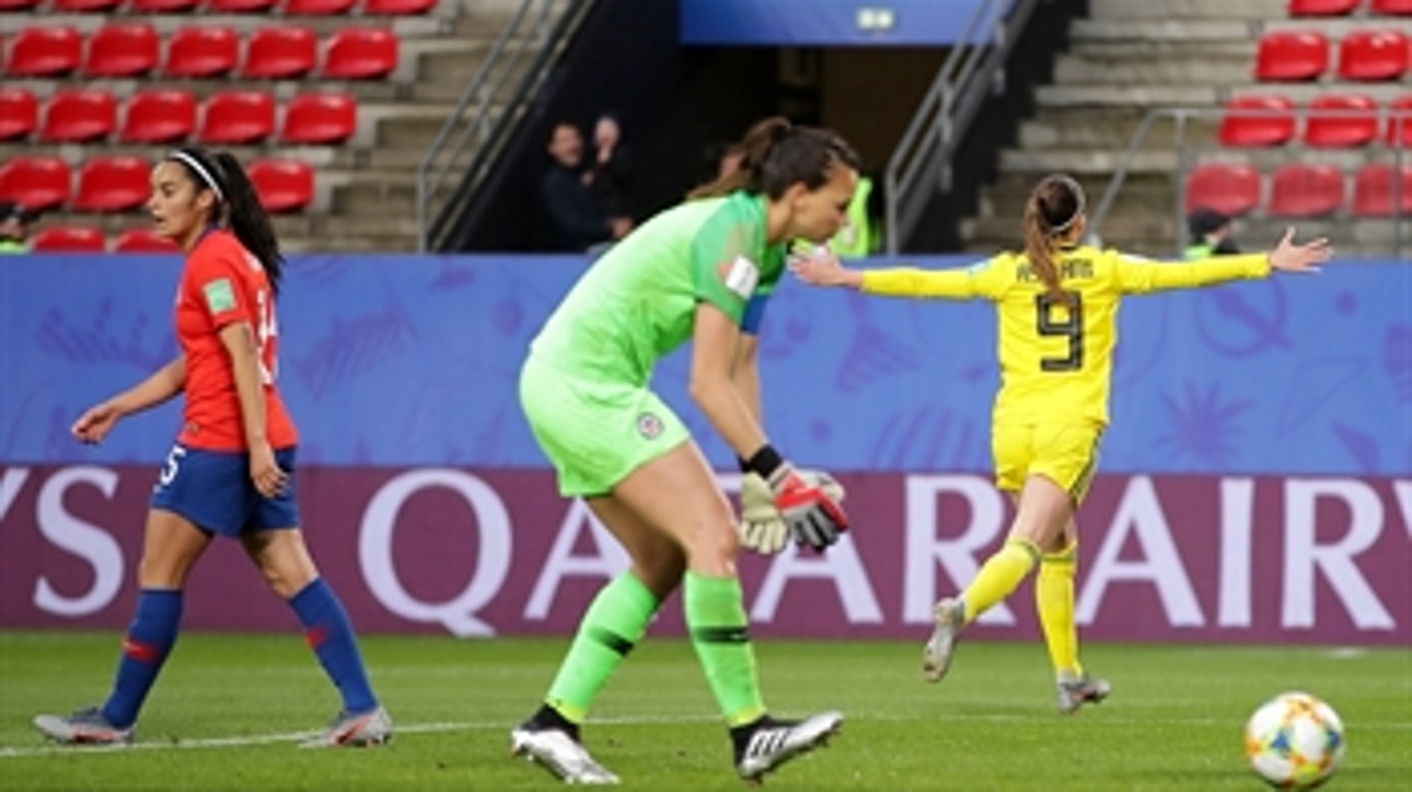 Watch Sweden's first goal of the 2019 FIFA Women's World Cup™