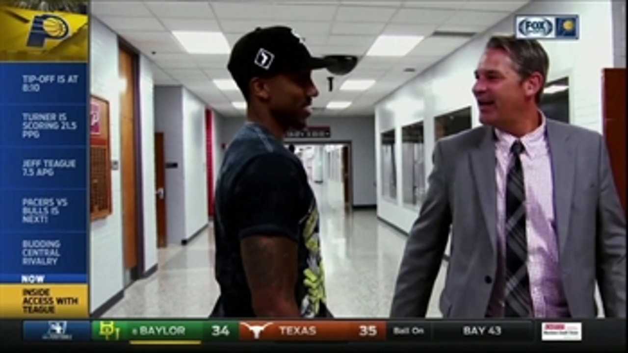 Jeff Teague visits his old stomping grounds
