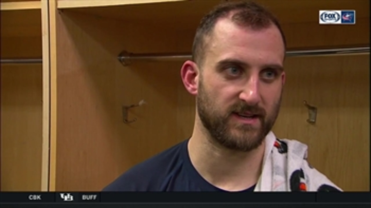 Nick Foligno's message to teammates: Work hard, be loose, and your game will take off
