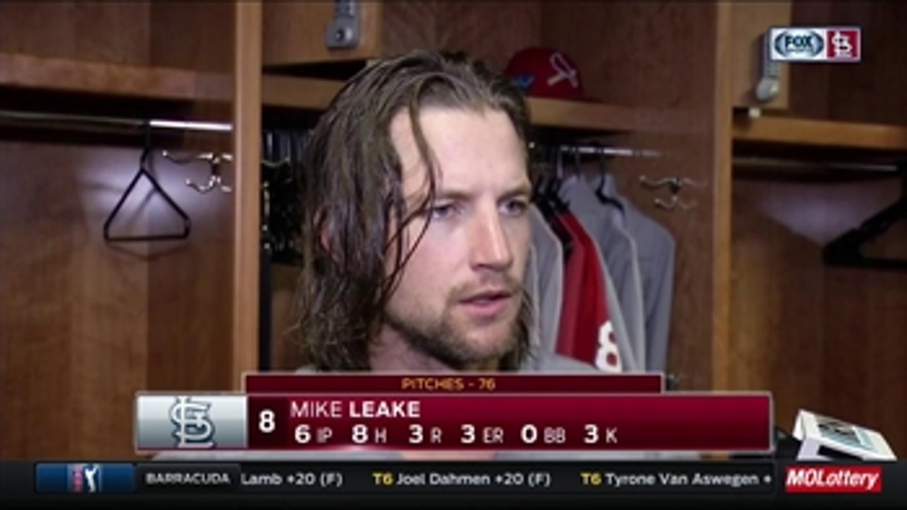 Mike Leake on his tough luck against the Reds: 'It's part of the game'