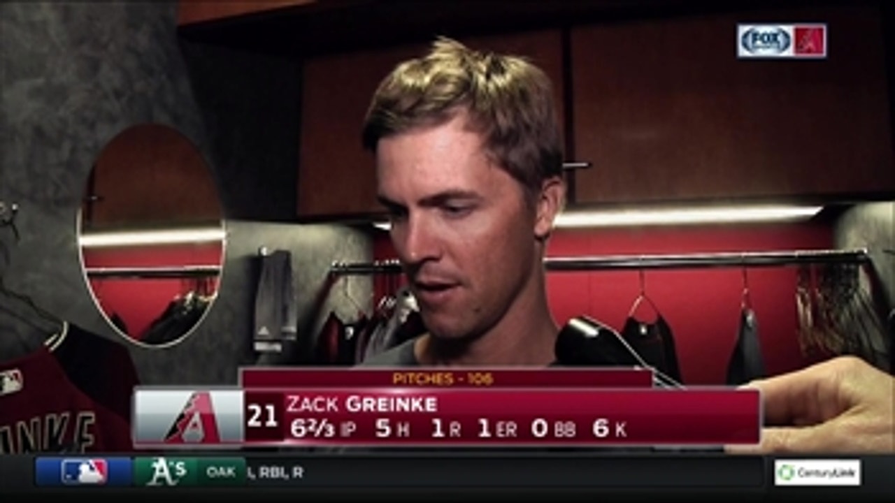 Greinke in command as D-backs beat Indians