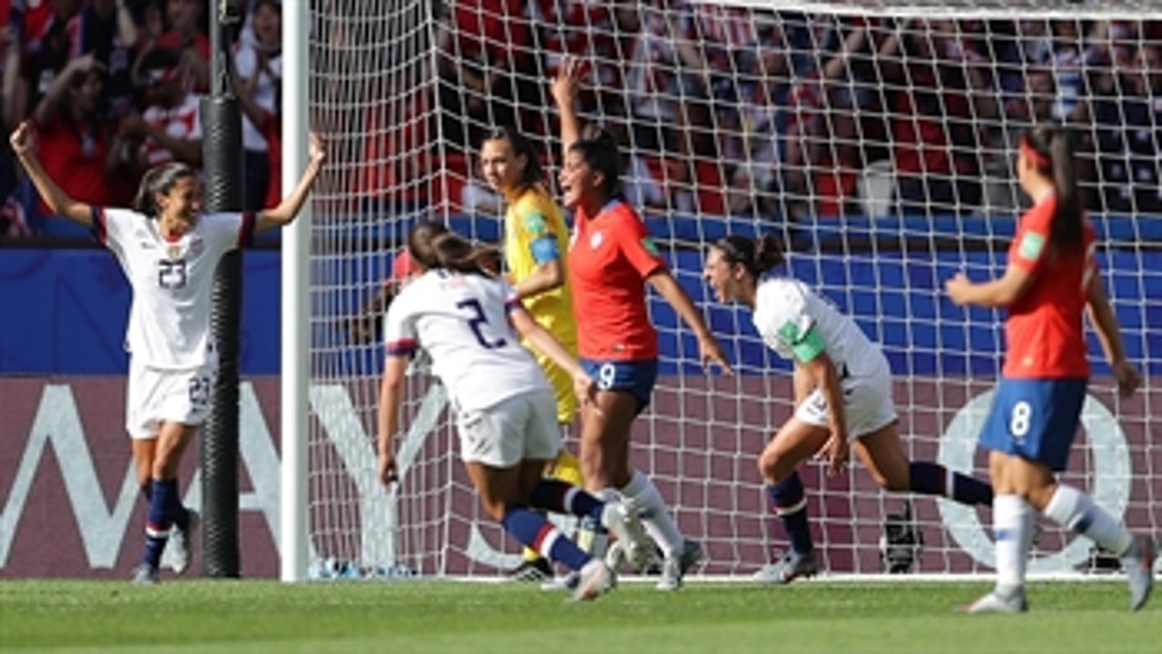 Carli Lloyd scores her 2nd off the corner to extend the United States' lead ' 2019 FIFA Women's World Cup™ Highlights