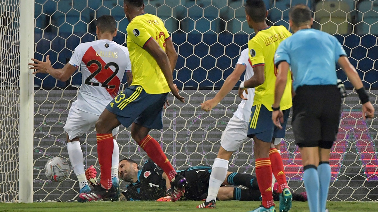 Colombia own goal off Yerry Mina puts Peru back on top, 2-1