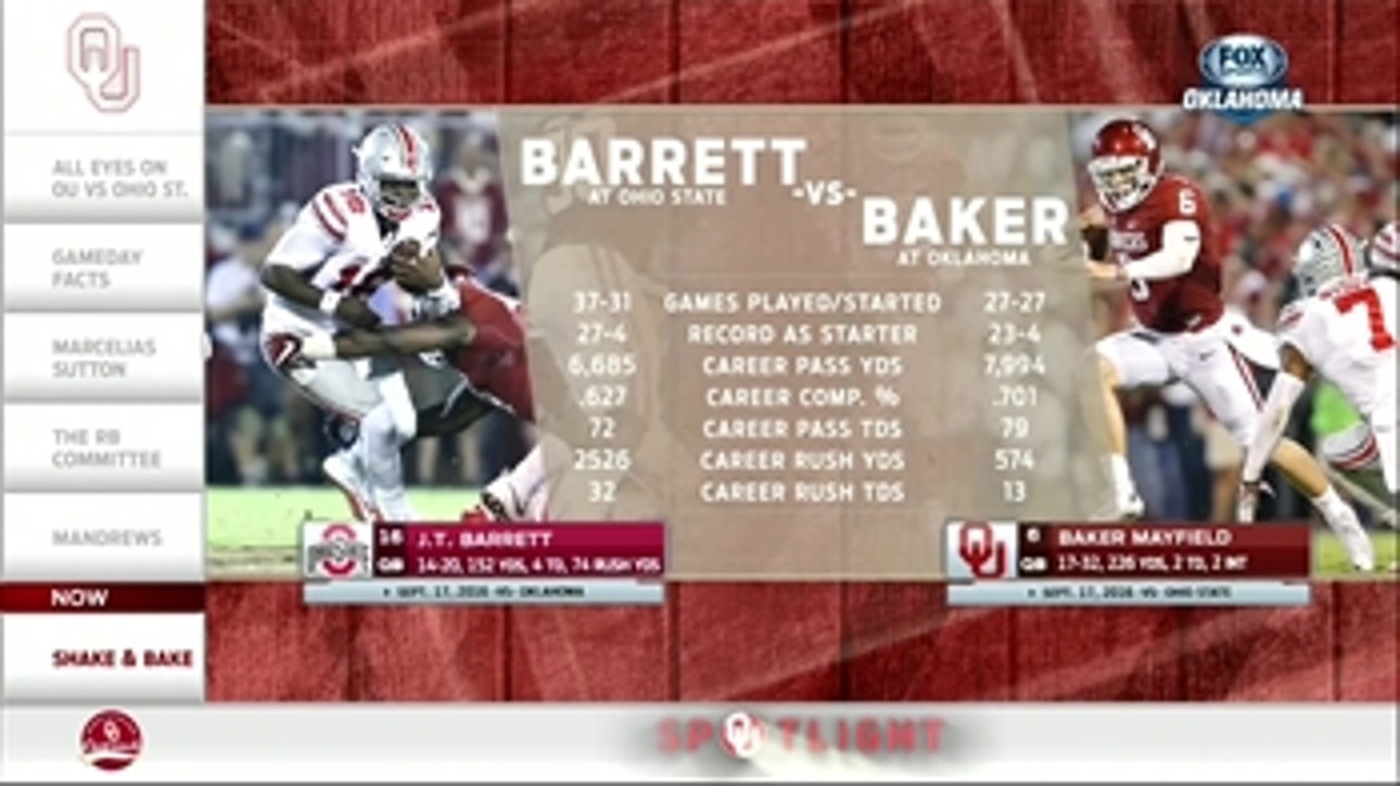 Battle of the QBs: Baker Mayfield vs. J.T. Barrett