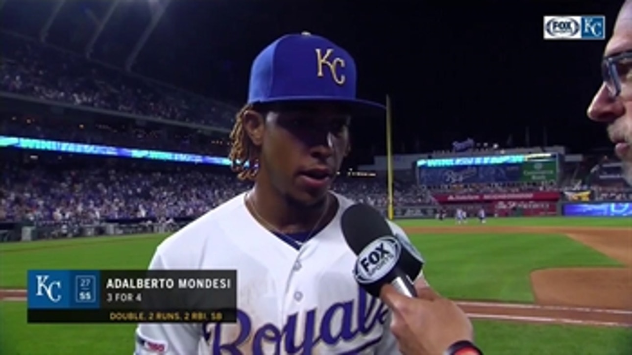 Mondesi on Royals' victory: 'We just need to keep working hard'