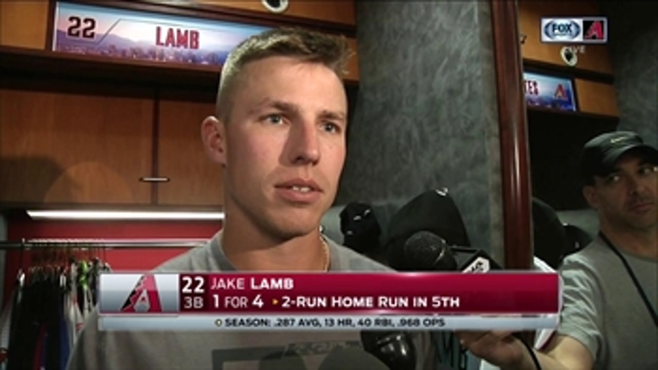 Jake Lamb: I'm happy with where I'm at