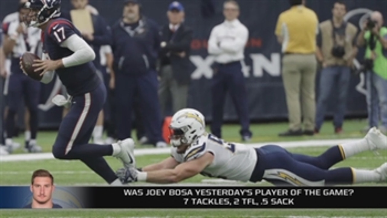 Joey Bosa's huge game helps the Chargers beat the Texans