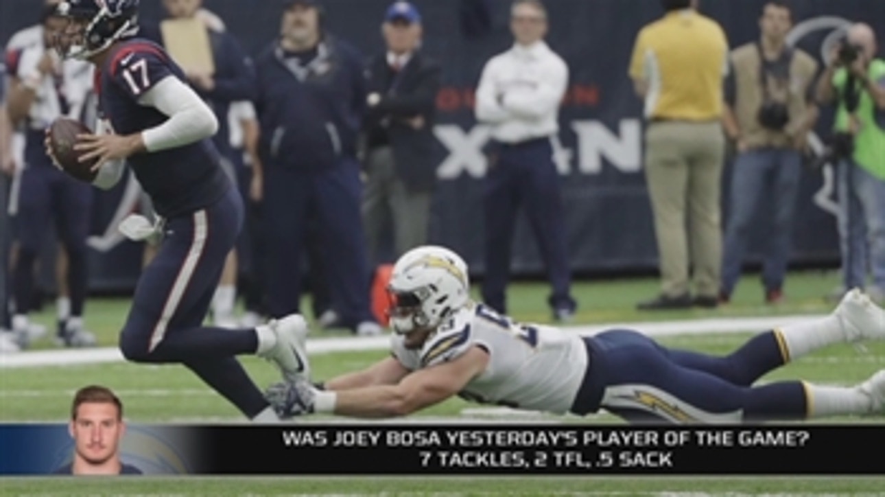 Joey Bosa's huge game helps the Chargers beat the Texans