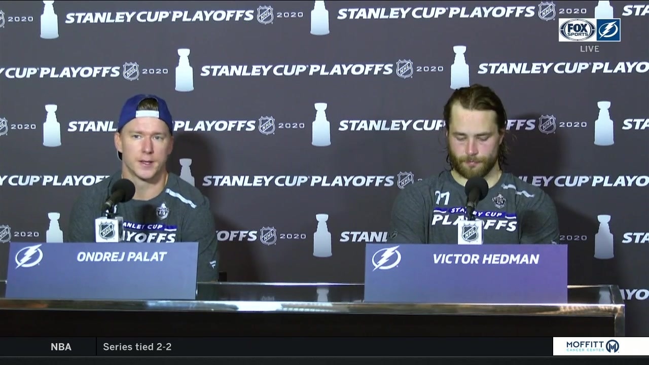 Ondrej Palat, Victor Hedman on Lightning evening up series with Bruins