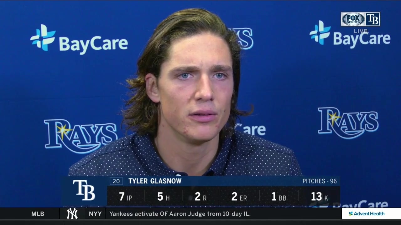 Tyler Glasnow on 13-strikeout game, Rays' win over Orioles