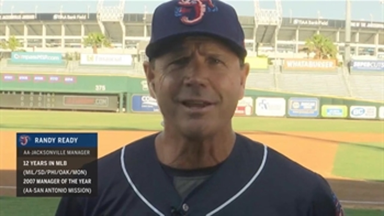 Jumbo Shrimp manager Randy Ready discusses some Marlins prospects