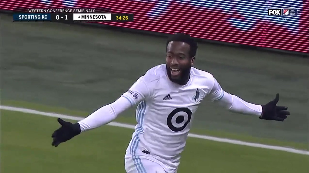 Kevin Molino stays hot, scores two first half goals to put Minnesota United up 2-0 on Sporting KC