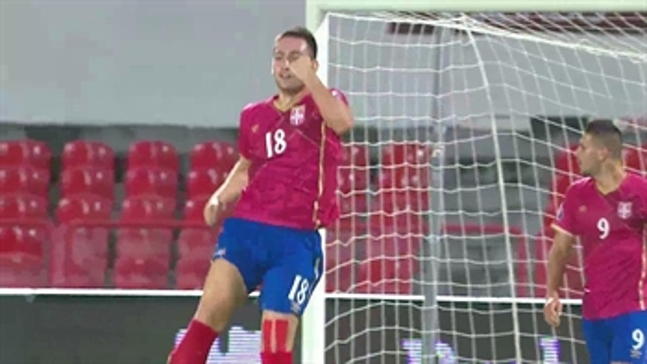 Zivkovic strikes early to give Serbia 1-0 advantage against Armenia - Euro 2016 Qualifiers Highlights