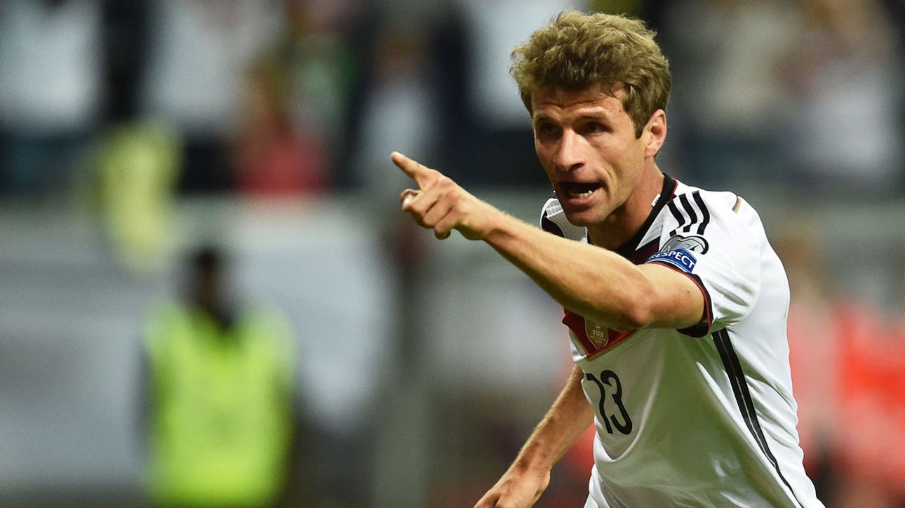 Muller opens up scoring for Germany against Poland - Euro 2016 Qualifiers Highlights