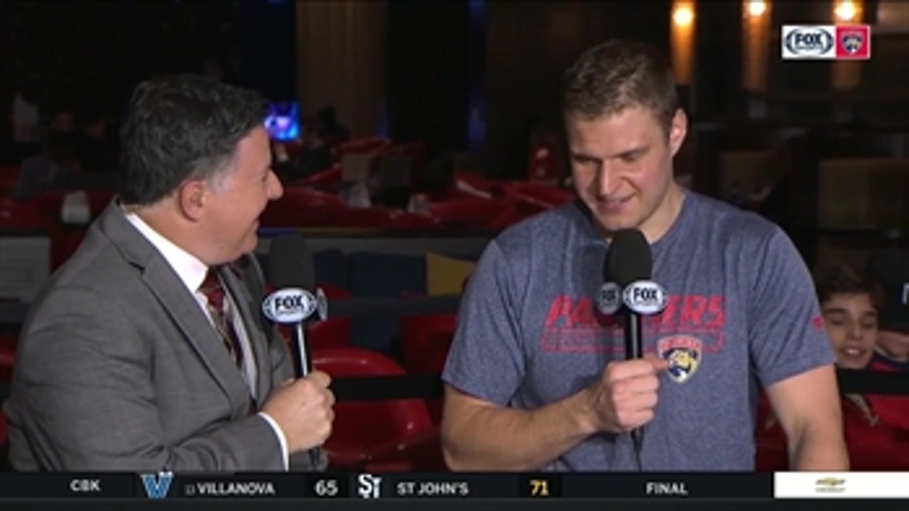 Aleksander Barkov details scoring second career hat trick