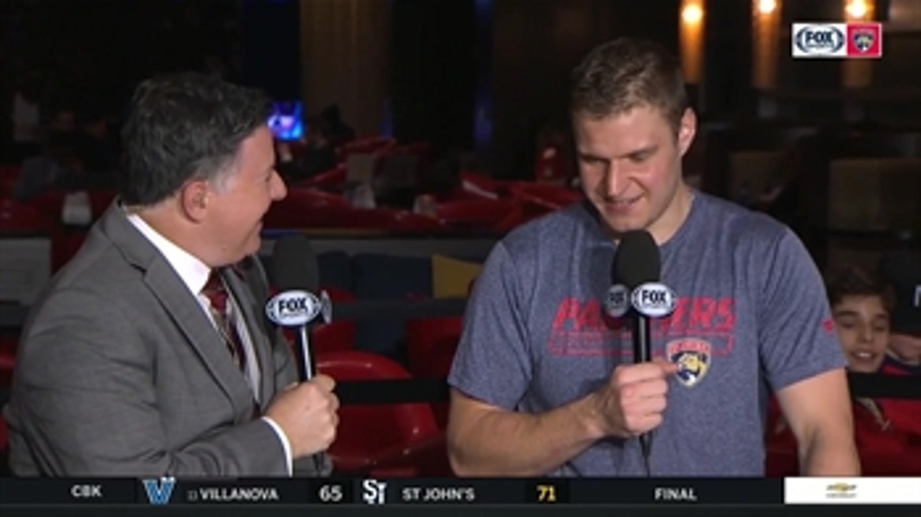 Aleksander Barkov details scoring second career hat trick