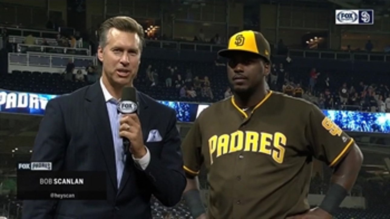 Franmil Reyes talks about his home run, friendship with Urias after win