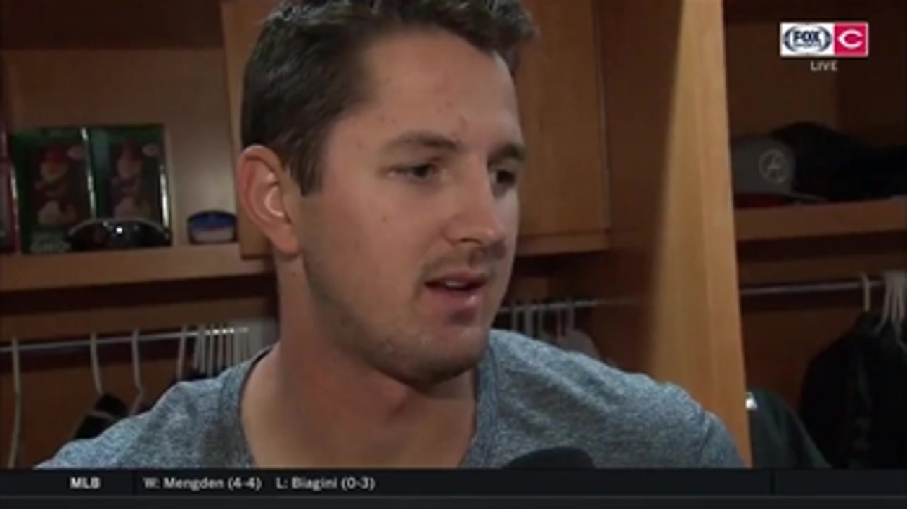 Tyler Mahle breaks down his tough second inning against the Cubs