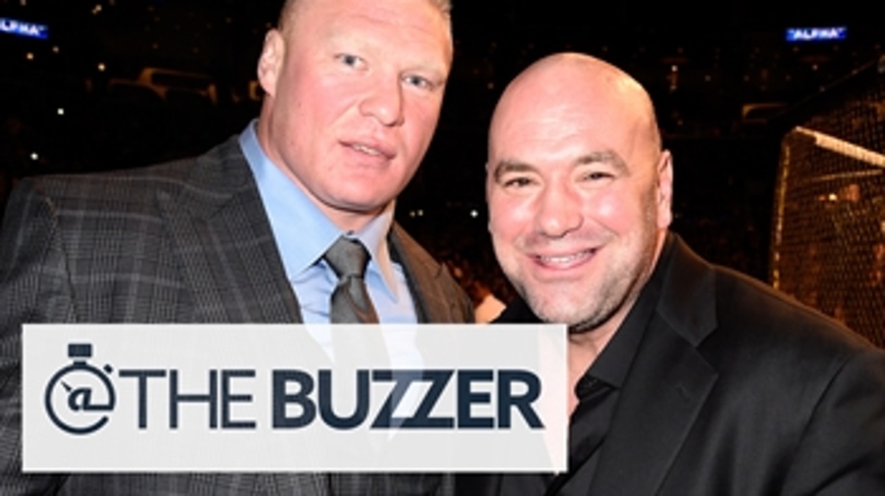 Dana White's reaction to Brock Lesnar's decision to re-sign with WWE.
