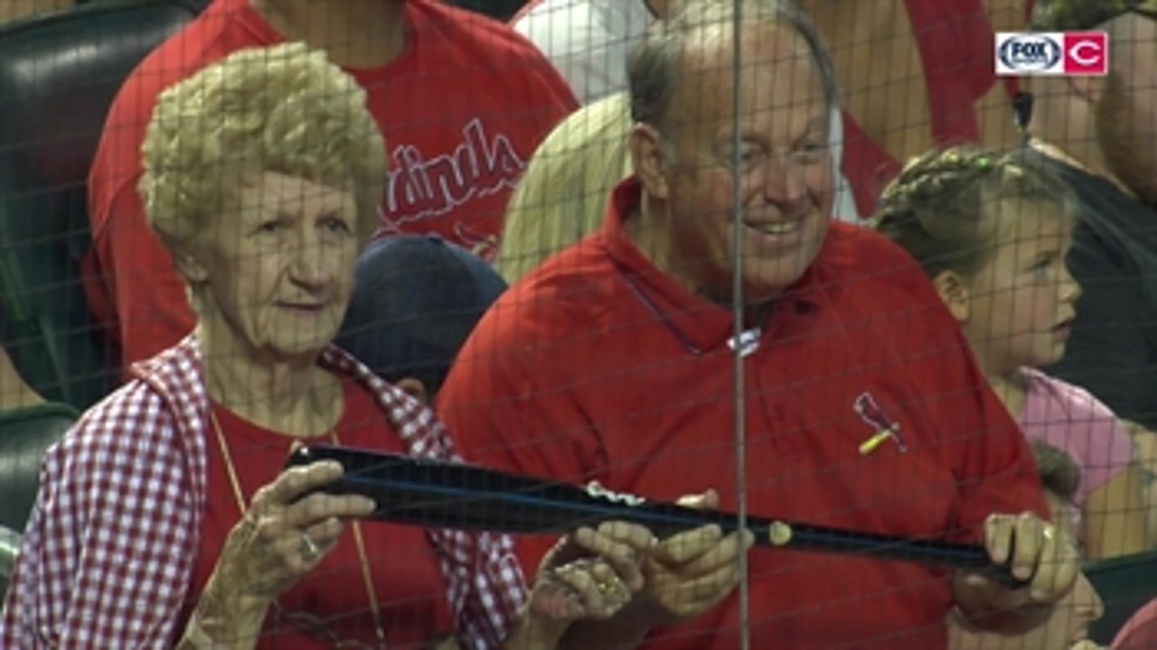 Billy Hamilton pays a visit to two of his biggest fans in St. Louis