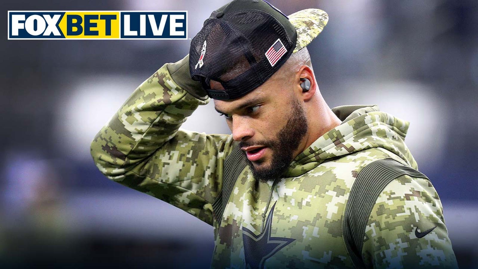 Colin Cowherd: 'Dak is not at 100%, but I like the Cowboys against the Falcons' I FOX BET LIVE