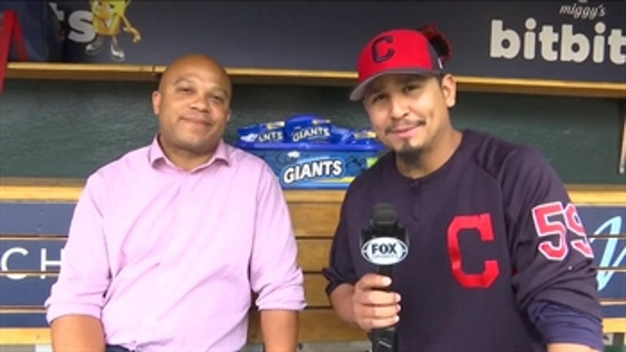 Hilarious role reversal: Carlos Carrasco interviews Andre