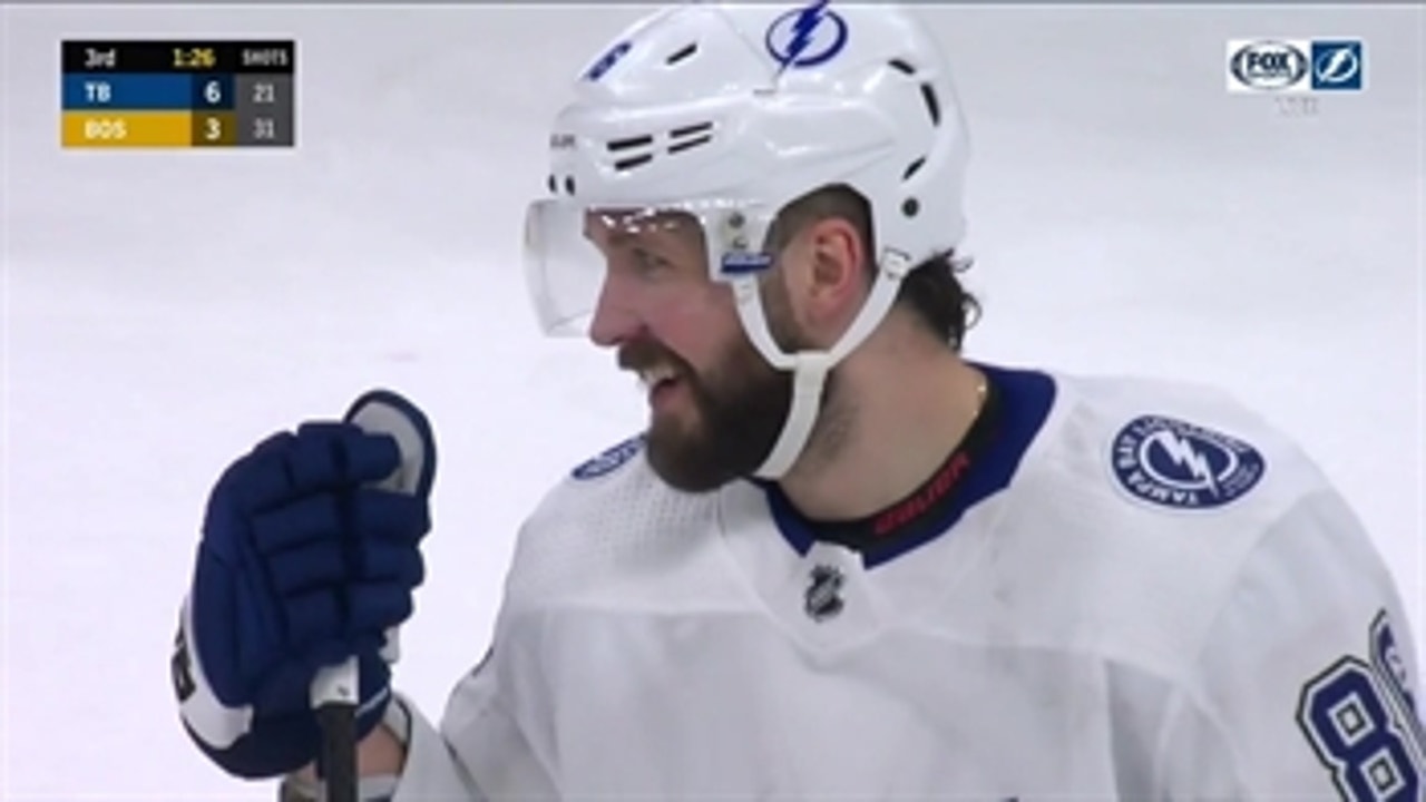WATCH: Nikita Kucherov breaks NHL record for most points by a Russian-born player in a season