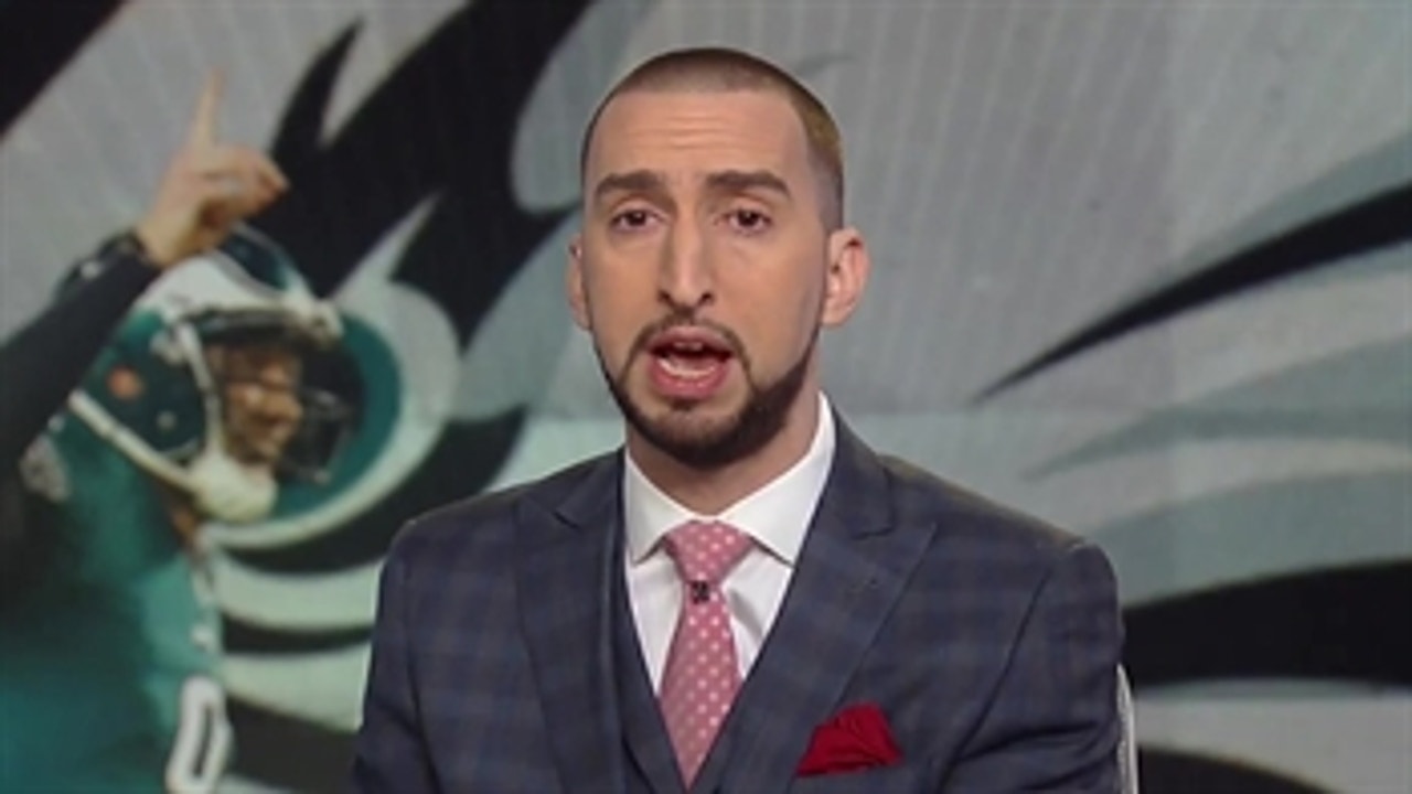 Nick Wright's message to Philly fans after Sunday's game