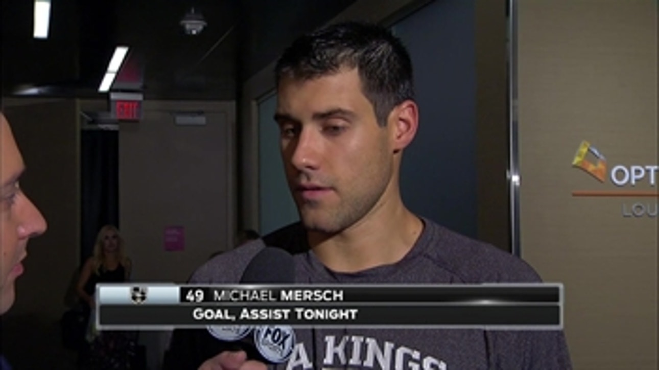 Michael Mersch postgame: 'There's still some work to be done'