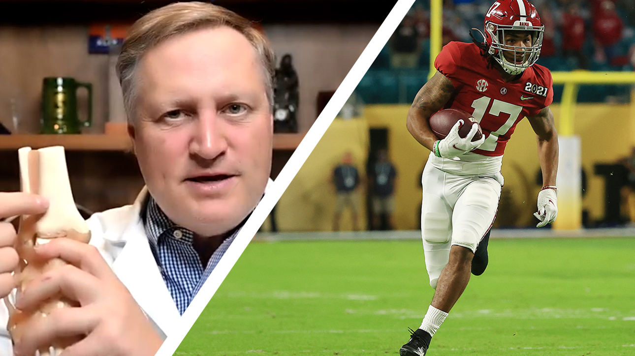 Jaylen Waddle - NFL draft Injury Review - Dr. Provencher breaks down the Alabama star wide receiver's ankle injury