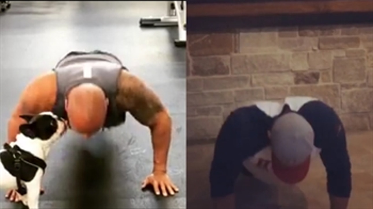 JJ Watt, The Rock do 22 pushups for a great cause