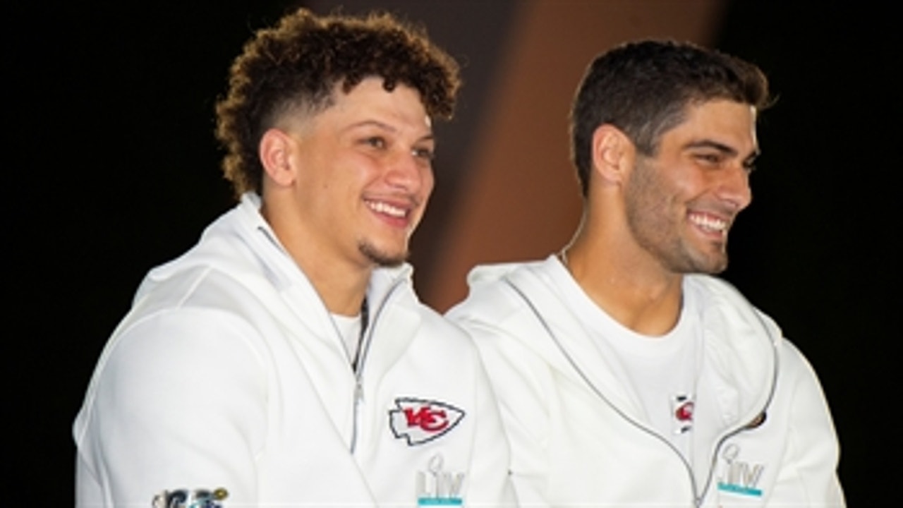 Colin Cowherd thinks it's Jimmy Garoppolo that's best set up for long-term success — not Patrick Mahomes | LIVE FROM MIAMI