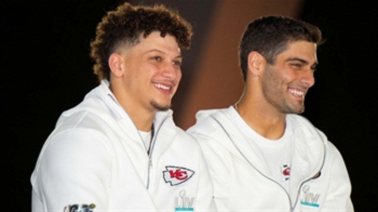 Colin Cowherd thinks it's Jimmy Garoppolo that's best set up for long-term success — not Patrick Mahomes | LIVE FROM MIAMI