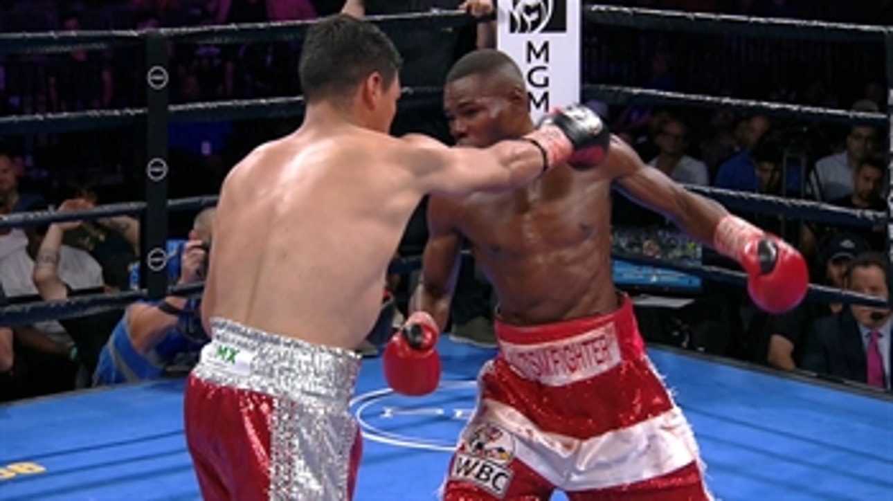 Guillermo Rigondeaux lands vicious blow to defeat Julio Ceja by TKO
