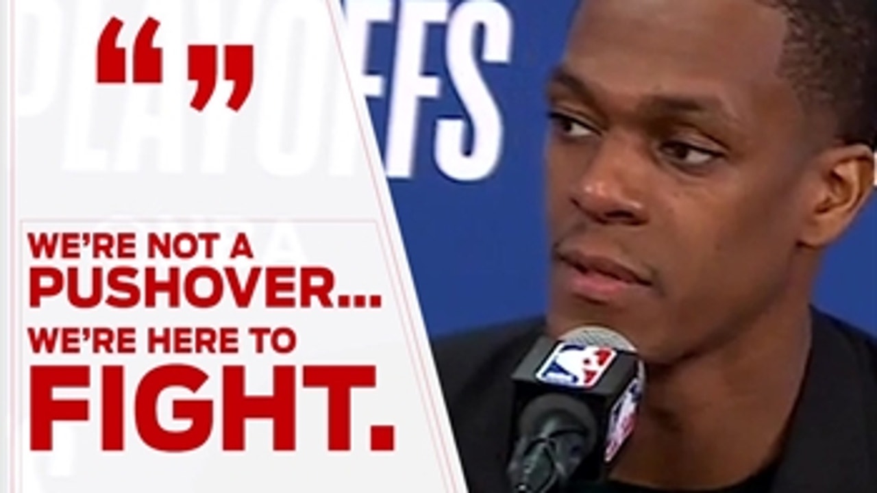 Rajon Rondo on Confrontation With Draymond Green: 'We're Here To Fight'