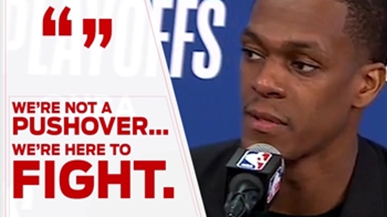 Rajon Rondo on Confrontation With Draymond Green: 'We're Here To Fight'