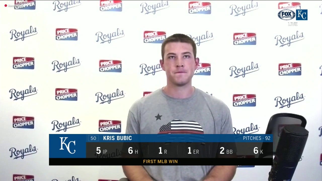 Bubic on Royals win streak: 'Glad we're on a roll here'