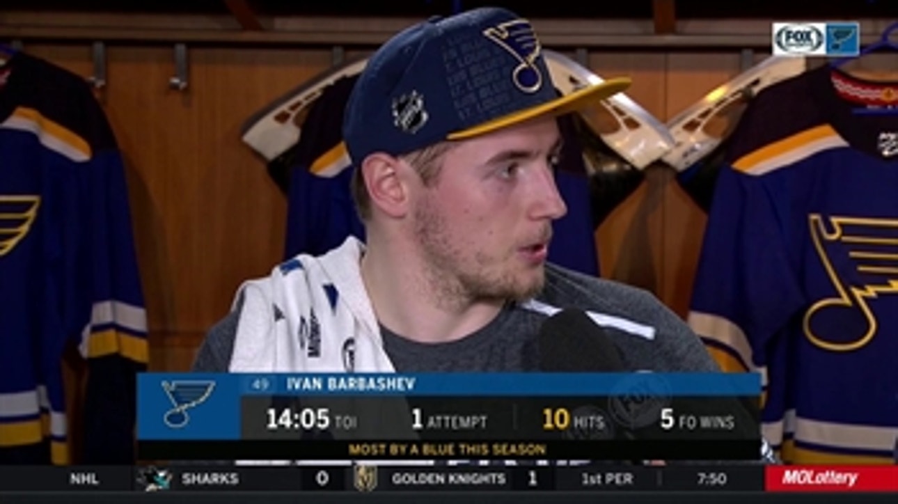 Ivan Barbashev: 'We didn't play good' against Jets