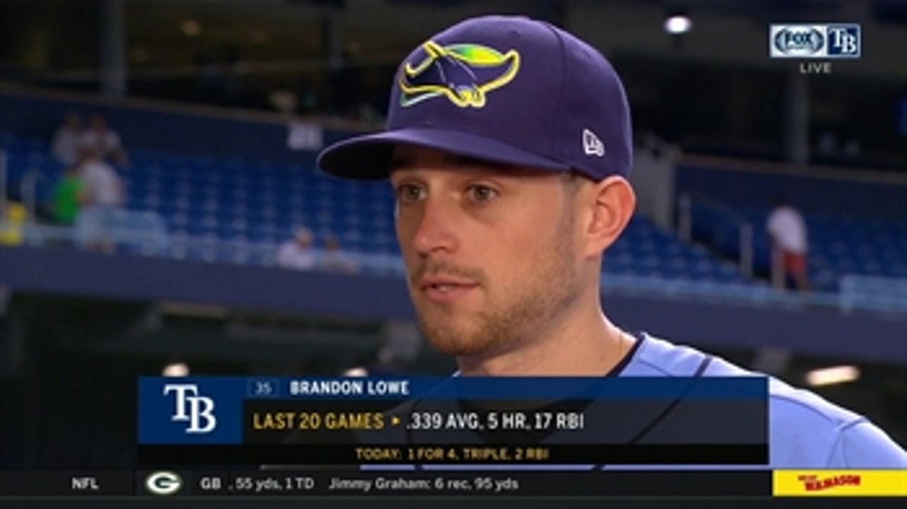 Brandon Lowe: 'The future looks good for the Rays'