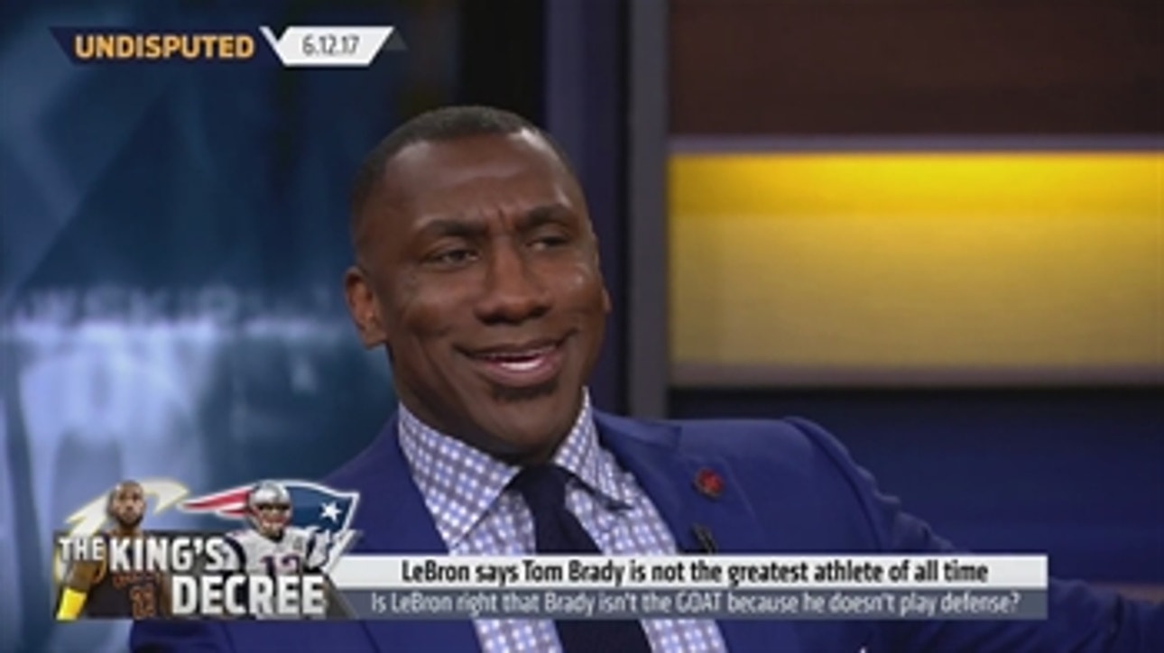 LeBron James says Tom Brady is not the greatest athlete of all time | UNDISPUTED