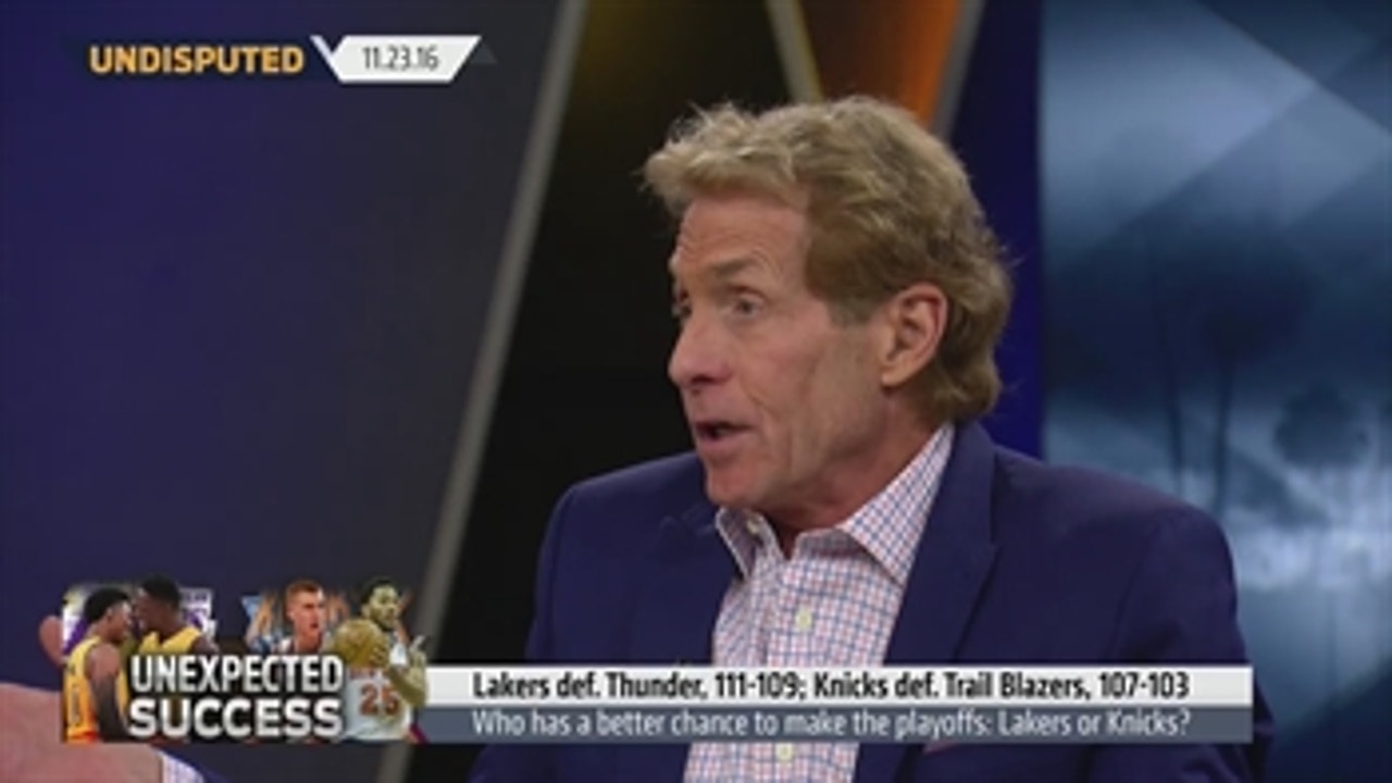Skip Bayless: I believe the Los Angeles Lakers will make the playoffs in 2016-17 ' UNDISPUTED