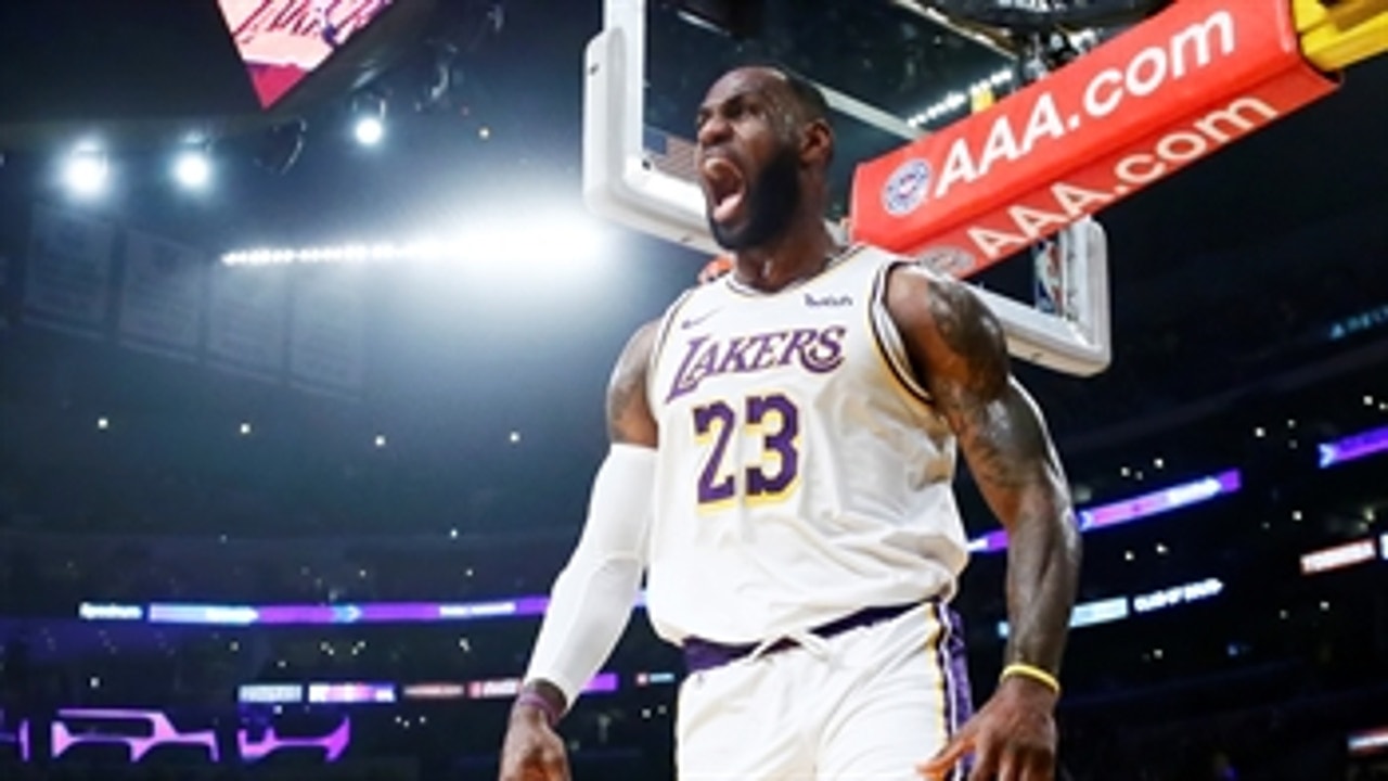 Shannon Sharpe grades LeBron James' after 8th triple-double of the season in victory over Suns