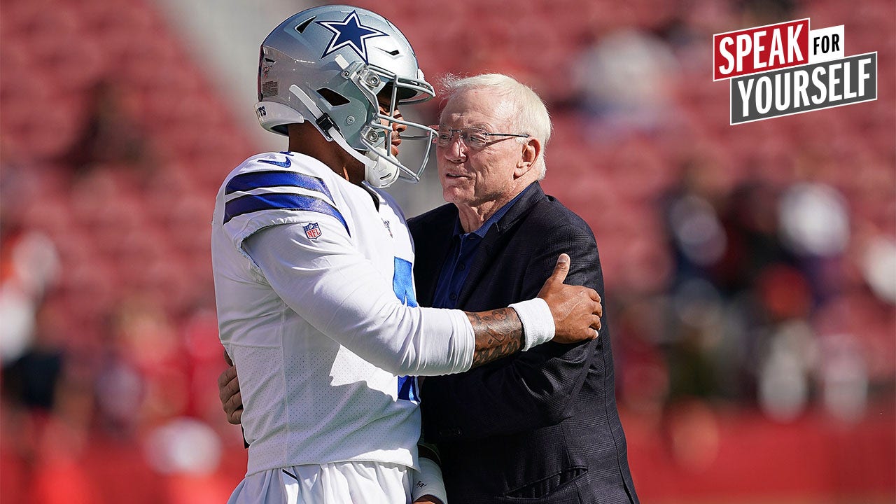 Marcellus Wiley reacts to Jerry Jones' comments on who is responsible for Cowboys 'errant' throws I SPEAK FOR YOURSELF