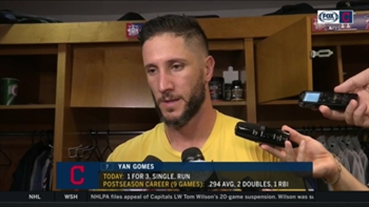 Yan Gomes wants Carlos Carrasco to just be himself in Game 2