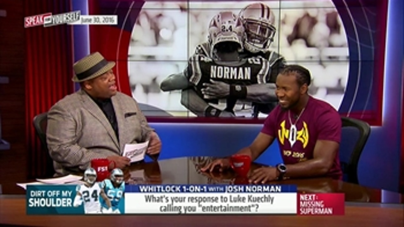 Whitlock 1-on-1: Josh Norman admits he is going to miss Cam Newton  - 'Speak for Yourself'