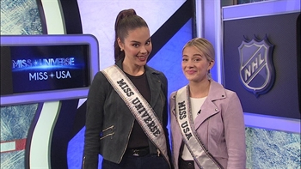Miss Universe and Miss USA send Ron Burgundy a special message